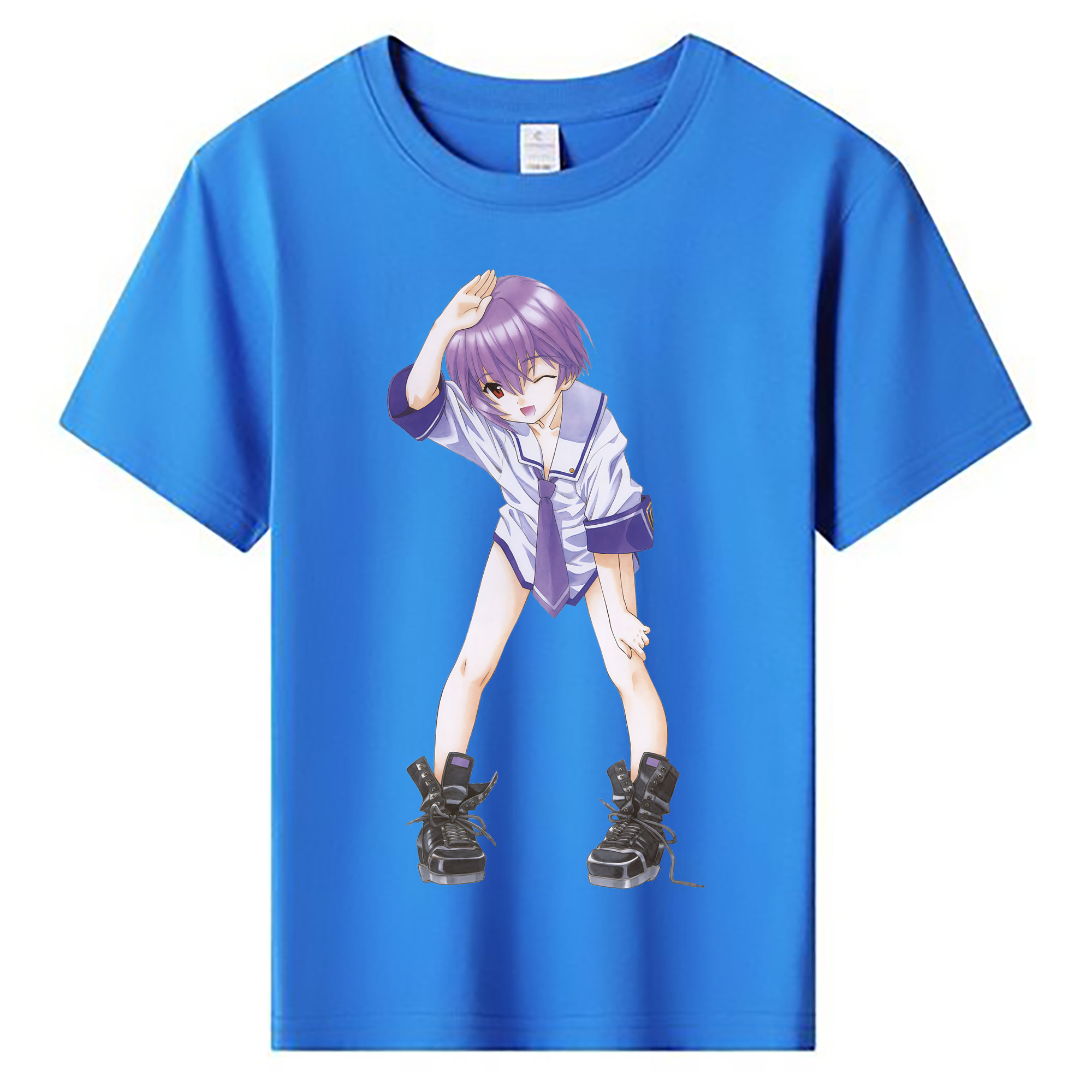 （画像用） EVA 新世紀エヴァンゲリオン 綿100％キッズTシャツ（フロントプリント）